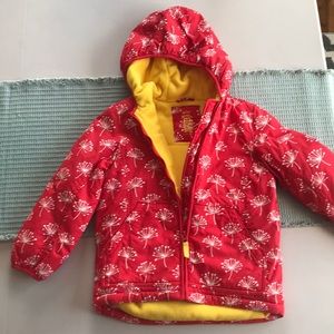 Mini Boden fleece lined winter jacket